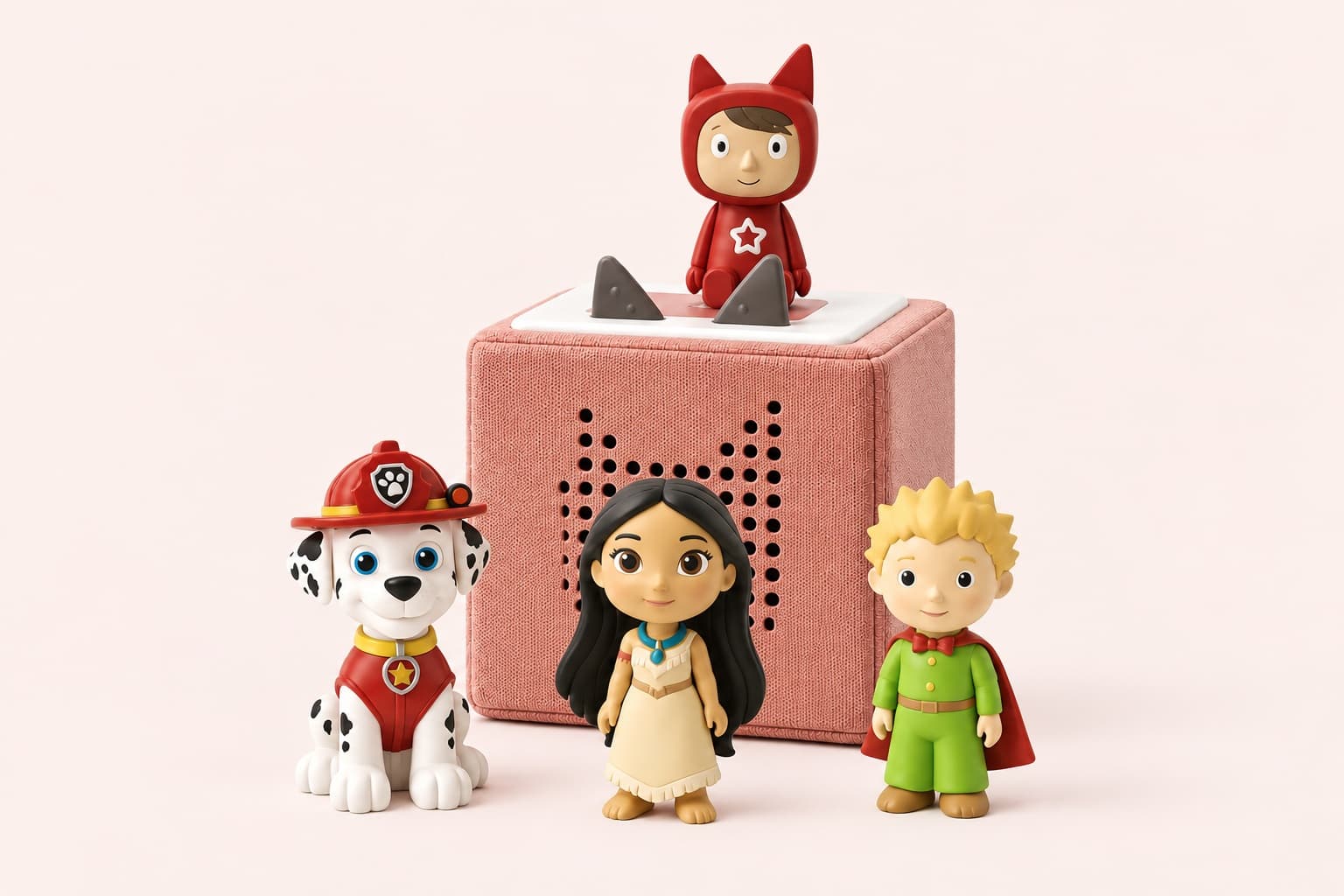 Toniebox rose et figurines Tonies